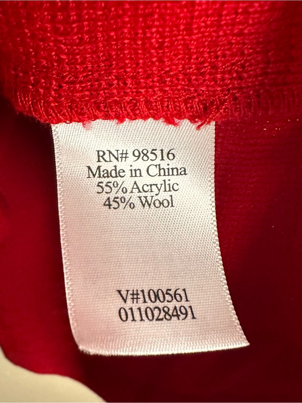 Coldwater Creek Vibrant Red Knit Top with Double Breast Detail - Picture 5 of 7